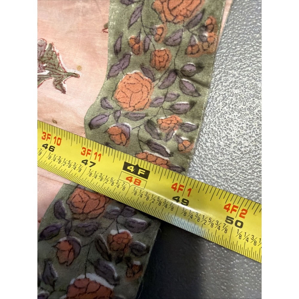 Victoria Dunn Women's Midi Dress Small Flowy Cottagecore Prairie Boho Ruffles - Picture 8 of 10